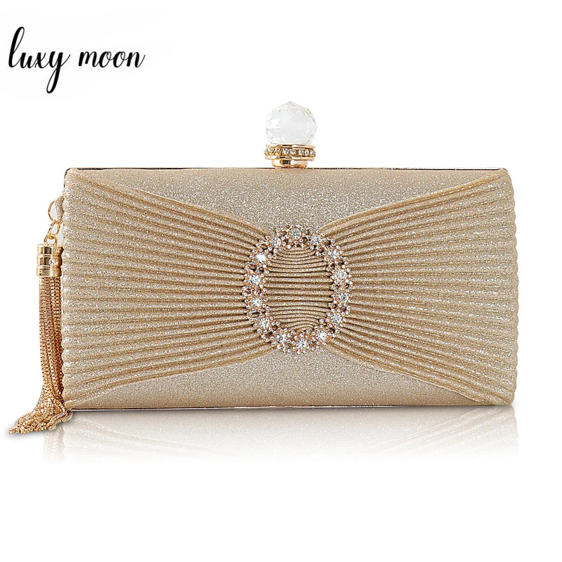 клатч женский Роскошный Золотой кошелек женская свадебная сумочка сумка на