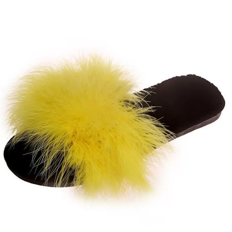 

Шлепанцы женские на плоской подошве, повседневные босоножки с мехом, дышащая обувь на платформе, большие размеры, лето 2021