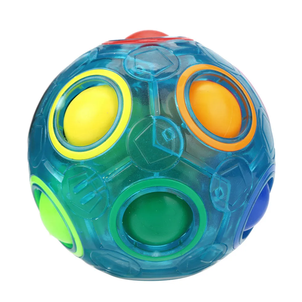 

Pop It Glow In The Dark Luminous Stress Ball Reliever Magic Rainbow Ball Fun Puzzelbal Puzzle Education Toy Autisme Speelgoed