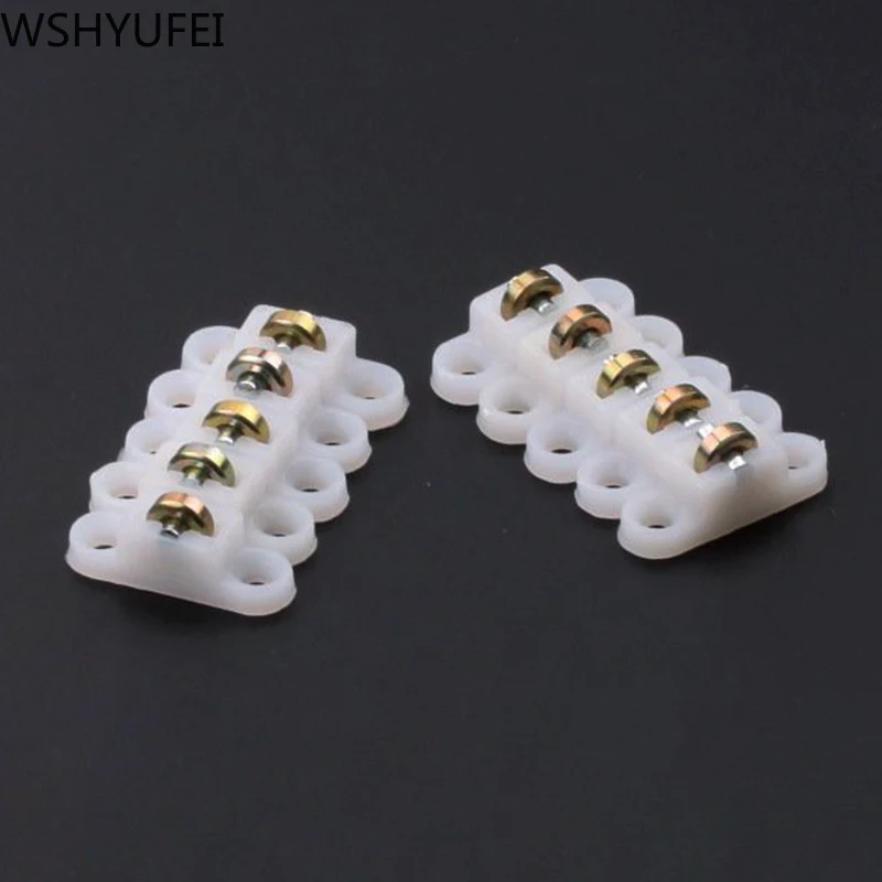 

10 Pcs Plastic steel screen window pulley Sliding window roller Mute windows Sliding Door Bearing Copper wheel Hardware pulley