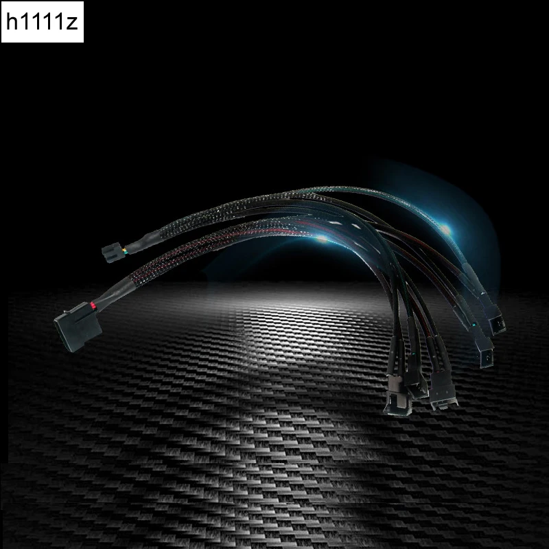 30 см кабель вентилятора разветвитель Molex до 5 способ 3Pin 4Pin PWM адаптер для HDD
