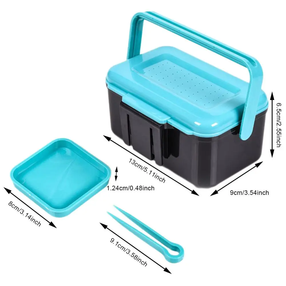 Портативная коробка для рыболовных снастей контейнер живой приманки|Коробки