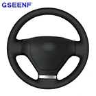 DIY Чехлы рулевого колеса автомобиля Черный искусственной кожи типом PU для Hyundai купе Tiburon 2002 2003 2004 2005 2006 2007