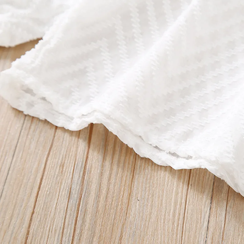 Блузка для маленьких девочек Новинка 2019 года осенние корейские кружевные топы