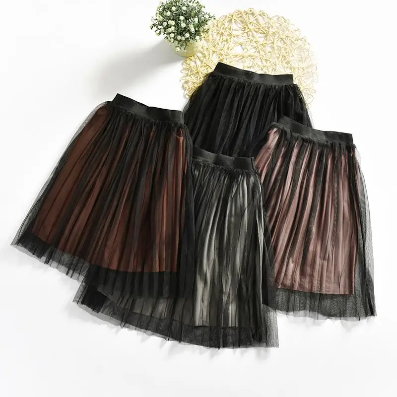 2020 Autumn Winter Baby Girls Wear On Both Sides Velvet Skirt New Kids Pleated Toddlers Philabeg Children K122 | Мать и ребенок