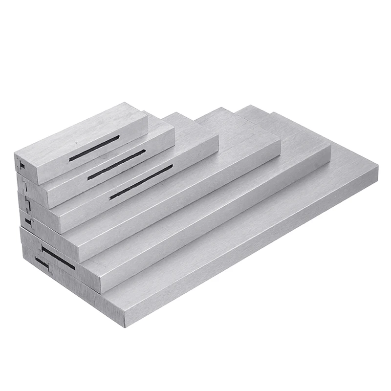 

6Pcs 3/8 To 2-1/4 Inch Adjustable Parallel Block Set Precision Steel Parallel Gauge Block Measurement Lathe Tools