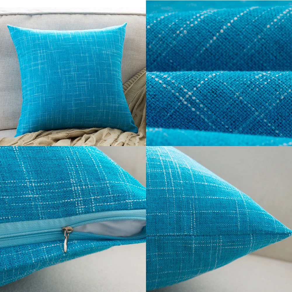 

2pcs pillowcase cotton linen pillowcase decoration pillowcase home decoration