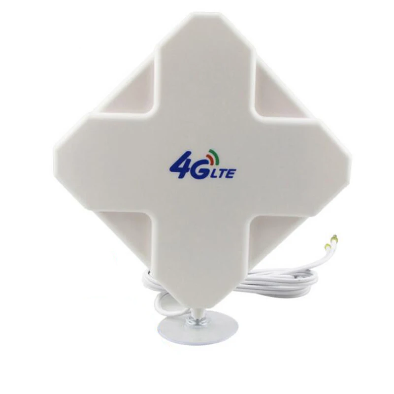 Antenna 4G LTE Antenna High Gain 35dBi Dual Cable SMA TS9 CRC9 Connector Antenna for 3G 4G Router Modem