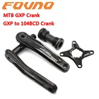 Коленчатый вал для велосипеда Fovno GXP, детали для горного велосипеда из алюминиевого сплава