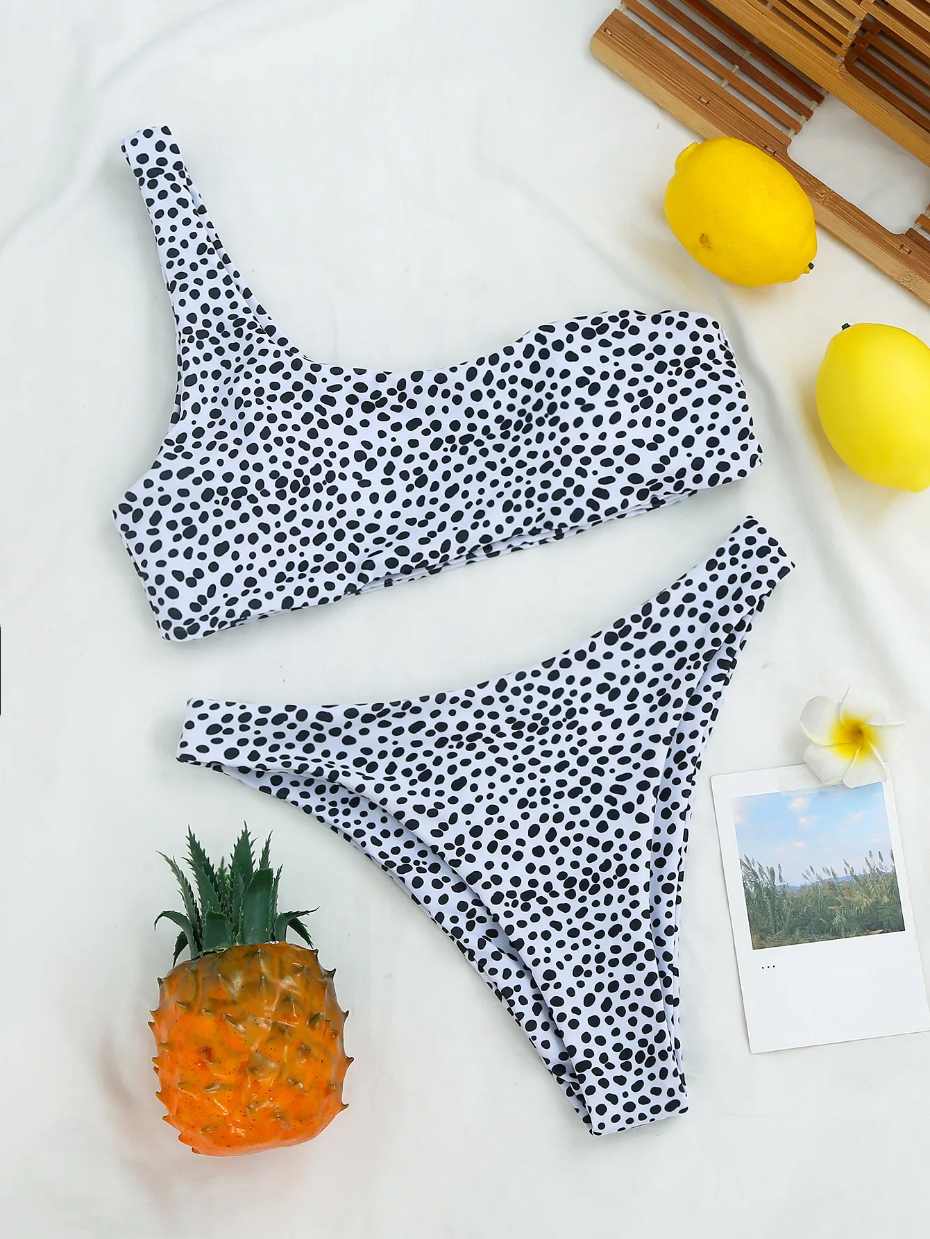 Комплект танкини женский купальный костюм бикини 2021 пикантный винтажный