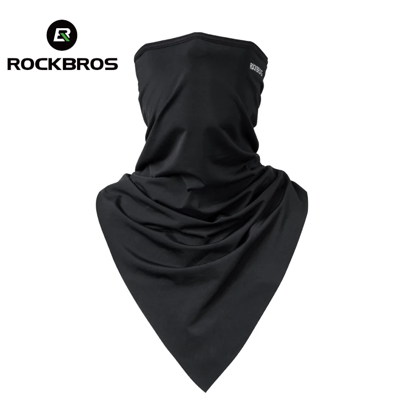 

ROCKBROS Cycling Face Bandana Sunscreen Triangle Scarf Sport Moisture Wicking Breathable Running Fishing Motorcycle Headwear