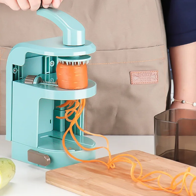 Портативный спиральизатор овощерезка ручной Овощечистка спиральная из