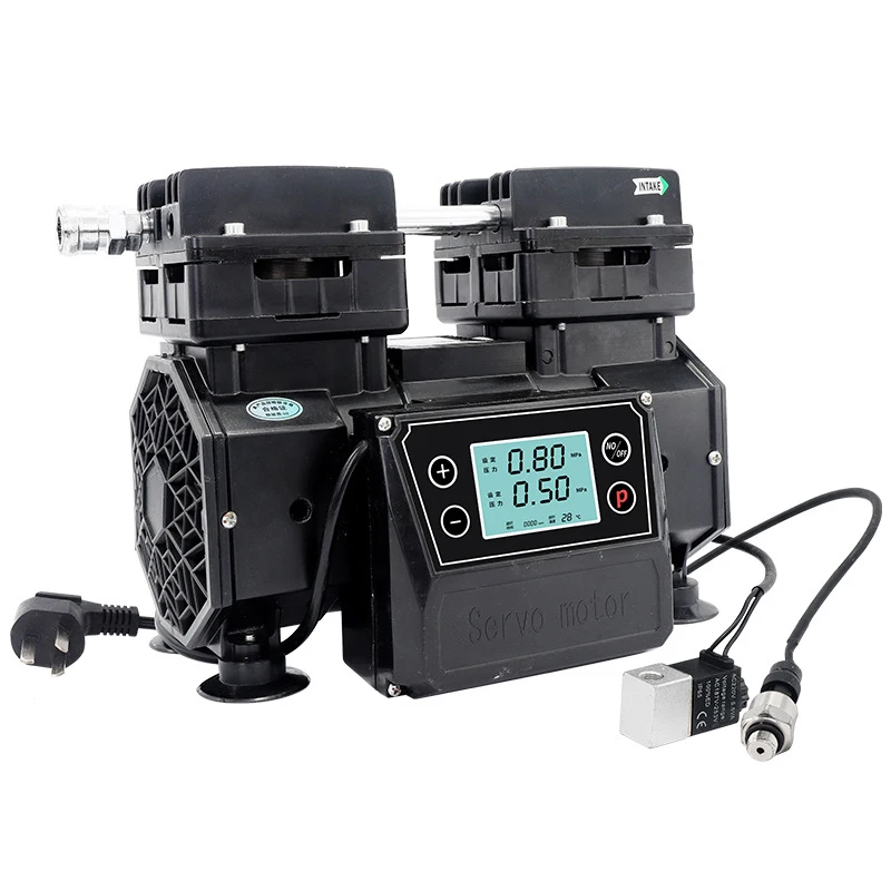 

Frequency Conversion Air Compressor Vacuum Pump No Fuel Mute Compressor High Pressure Air Pump Equipment Adjustable Pressure