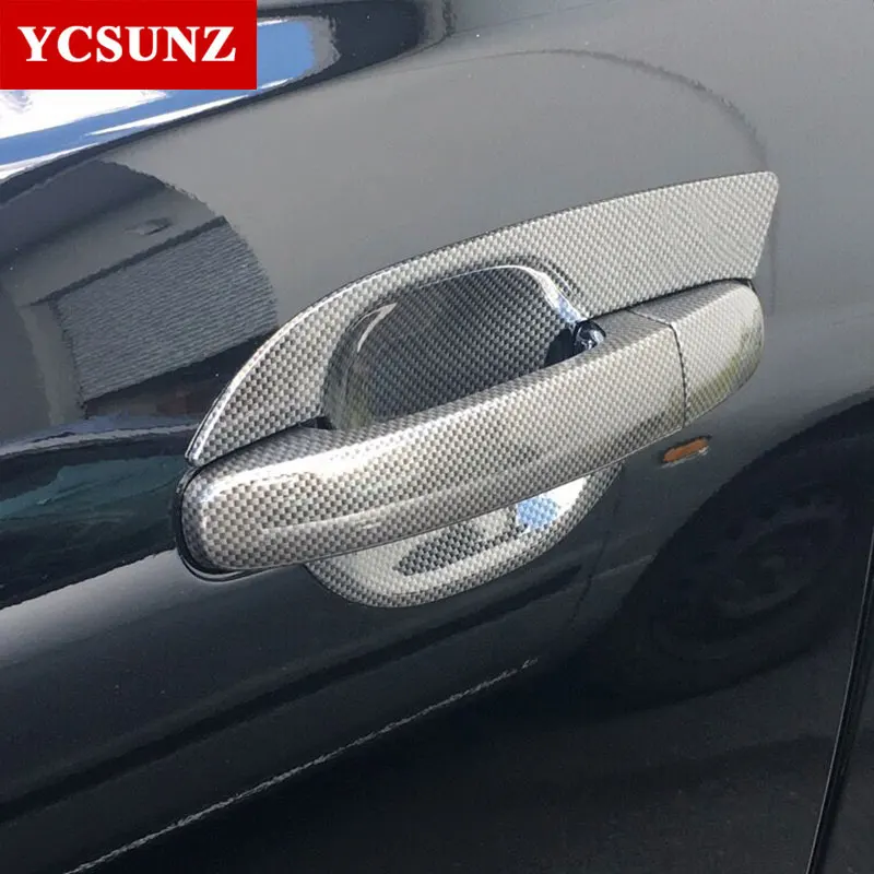 2016 2019 подходит для Ford Rangers новые аксессуары пикап ABS черные дверные ручки вставки