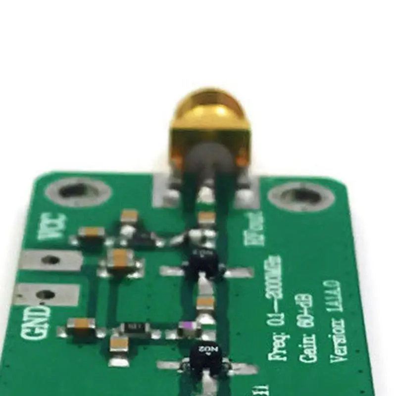 Новый 0 1-2000 МГц усиление 60 дБ широкополосный усилитель РЧ модуль LNA плата 1 ~ 2 ГГц |