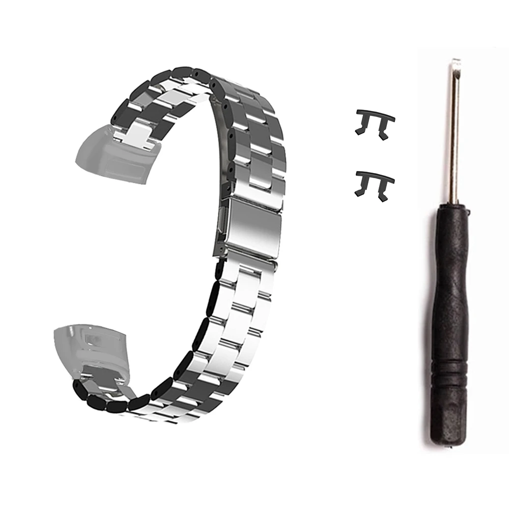 Высококачественный металлический ремешок из нержавеющей стали для Huawei Honor Band 5 4