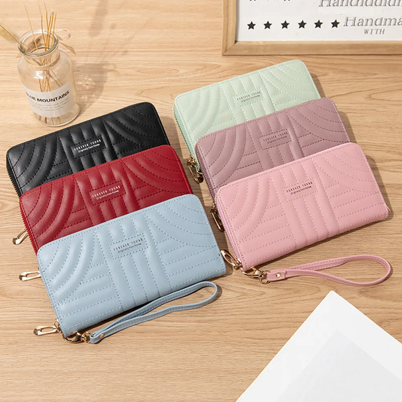 

Women Wallet Female Purses Coin Purse Card Holder Wallets Ladies Money Pocket Phone Bag Pouch Handbag For Women pu Leather