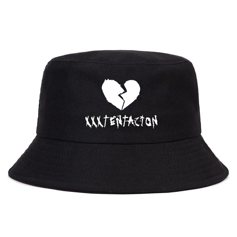

Lil Peep printing bucket hat Women Men Panama Bucket Cap The Design Flat Visor Fisherman Hat xxxtentacion Sun Hat