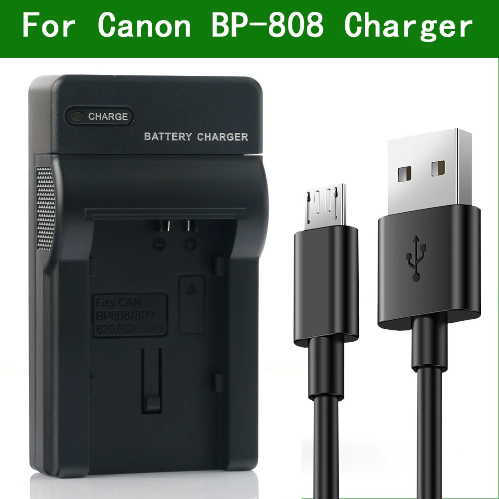 Комплект зарядного устройства LANFULANG BP 808 для Аккумуляторов Canon HF M43 M306 M36 FS200 FS30 FS31 FS300 FS22 FS21 FS20 FS11 FS100 FS10 FS40