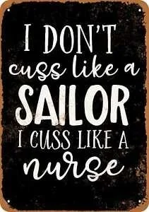 

I'm Like a Nurse All Day Metal Tin Sign Wall Decorating Metal Plate Metal Vintage Poster