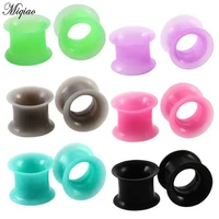 miqiao 12pcs hot selling european and american fashion alternative piercing jewelry silicone ear expander