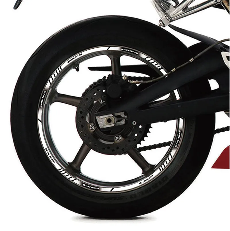 

New sale Motorcycle inner wheel Stickers rim reflective decoration decals For SUZUKI GSX-S all gsxs 750 1000 125