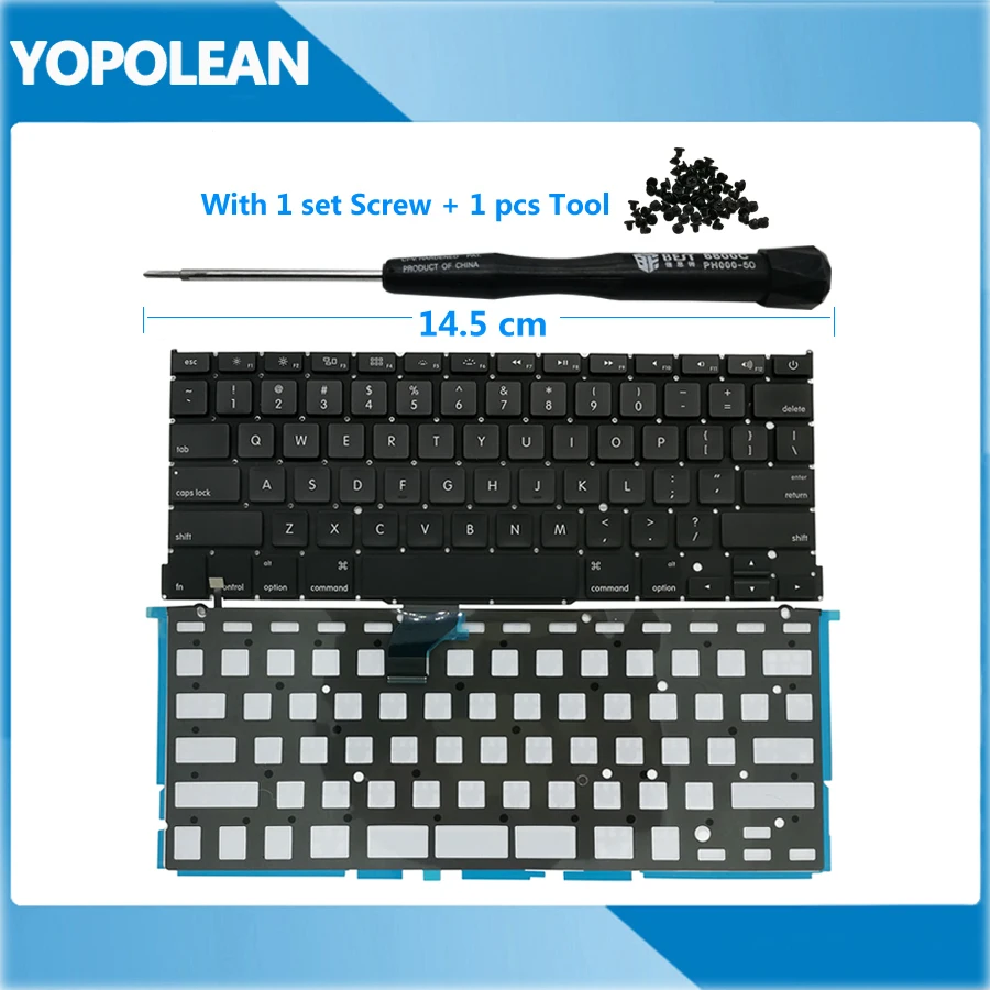 Новая английская клавиатура с подсветкой для Macbook Pro Retina 13 дюймов A1502 2013 2014