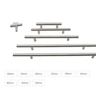 Ручка из нержавеющей стали для шкафа, 50-500 мм