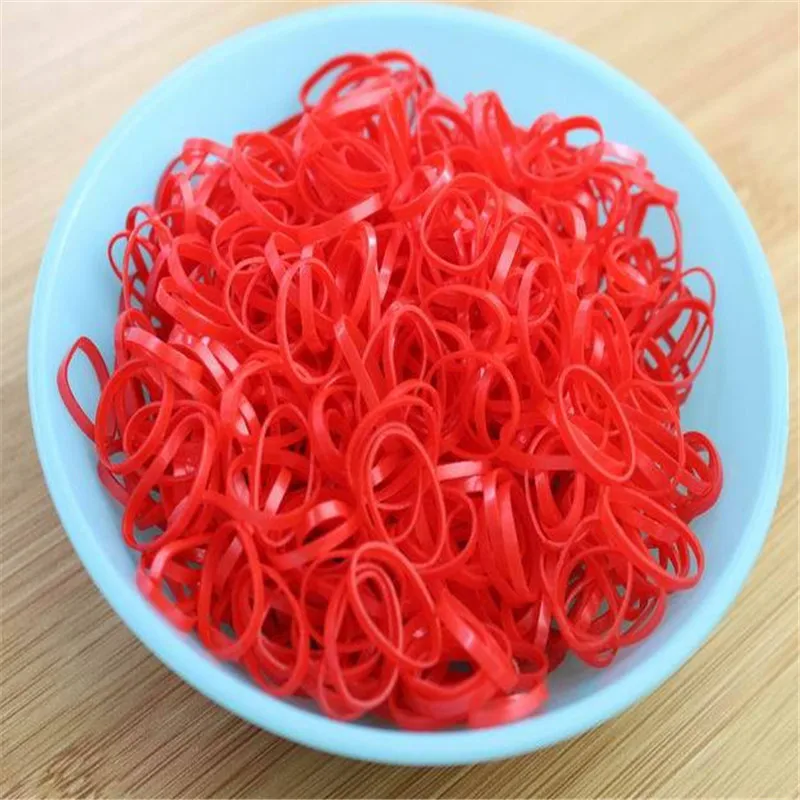 200/1000 шт./упаковка Детские эластичные резинки для волос|Аксессуары волос девочек|