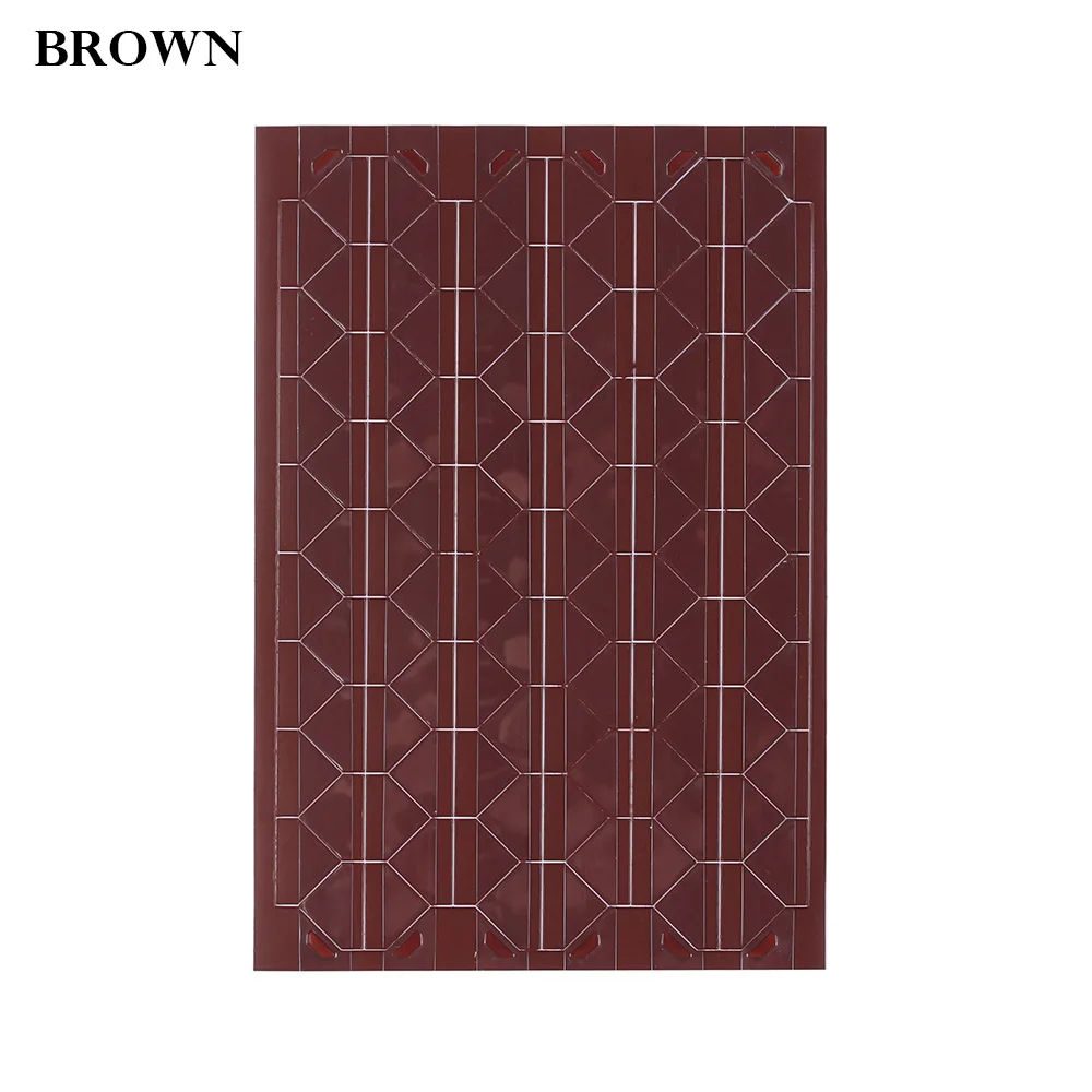 Brown Новинка 102 шт/лист DIY Красочные ФОТО УГОЛКИ скрапбукинга защитные бумажные фотоальбомы рамки фото украшения модные ПВХ наклейки - Цвет: Brown