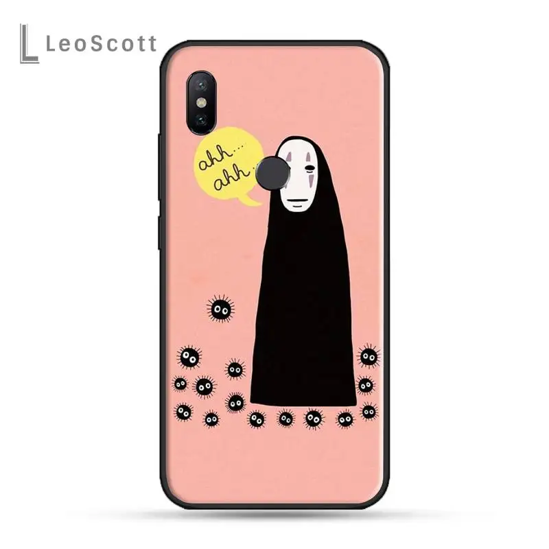 

Studio Ghibli Spirited Away Faceless man Phone Case For xiaomi Redmi 5 5A plus 7A 8 note 2 3 4 5 5A 6 7 GO K20 A2