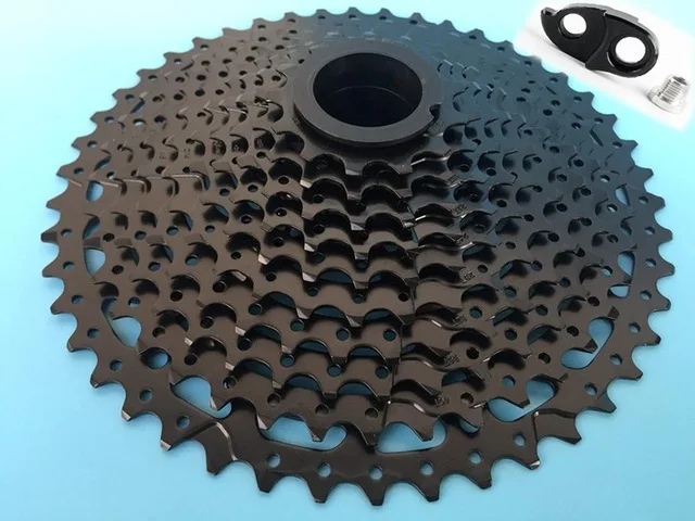 MS8 Black with Hook Original SunRace 11-speed cassette CSMS8 CSMX8 11-46T bicycle cassette flywheel for Shimano SRAM flywheel Sunrace 11-46 11s cass - Цвет: MS8 Black with Hook