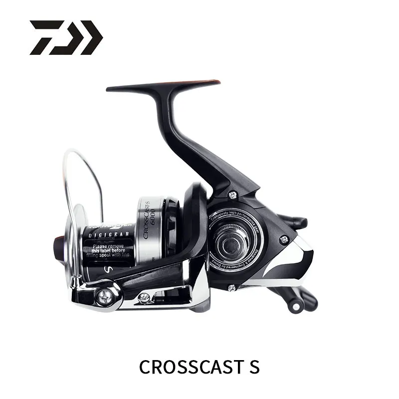 

DAIWA CROSSCAST S Spinning Fishing Reels 5000/5500/6000 3BB Gear Ratio 4.9:1 Max Drag 10kg Long Cast Saltwater Reel