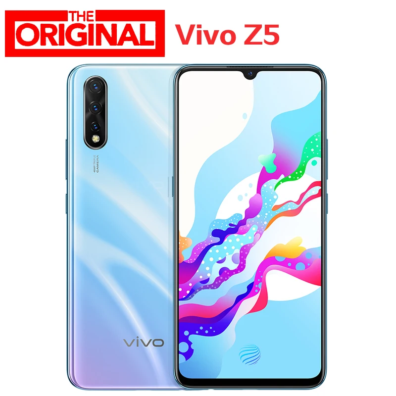 Сток Vivo Z5 4G LTE мобильный телефон Snapdragon712 Android 9,0 6,3" 2340x1080 8 Гб ram 128 ГБ rom мобильный телефон с идентификацией лица МП