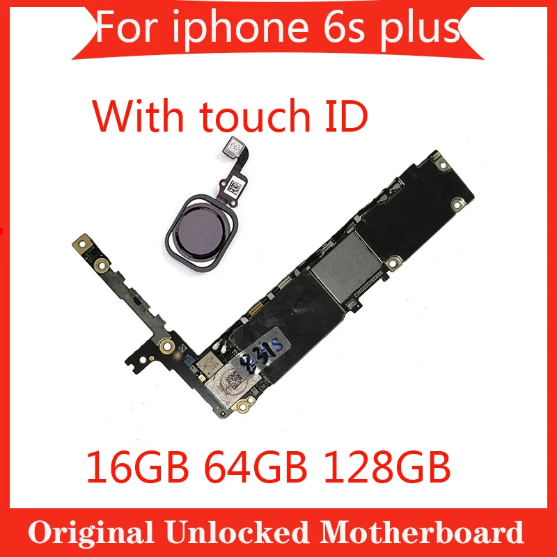 

Оригинальная материнская плата для iphone 6S Plus 6SP с/без Touch ID чистая iCloud IOS системная логическая плата разблокированная материнская плата + полн...