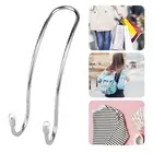 Универсальный держатель для спинки сиденья, органайзер из нержавеющей стали, искусственное крепление, крючок на подголовник автомобильного сиденья для сумок, тканевый автомобильный крючок