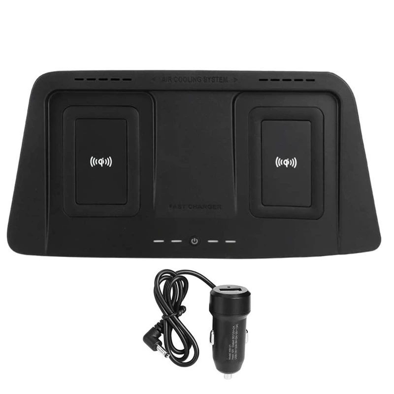 

15W Car Wireless Charger Fast Wireless Charging Plate Console Phone Charger for Toyota Highlander 2015-2019