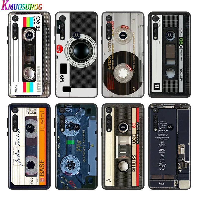 Классическая кассета лента для Motorola One Marco Hyper Fusion Plus G9 G8 G 5G E7 E6 Edge Play Power Lite чехол