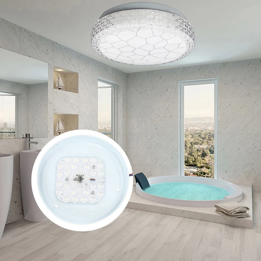 $10.73 Crystal LED Flush Mount Ceiling Lights Fixture Mixed Crystal Chandelier Ceiling Lamps For Living Room Bedroom Kitchen Lighting