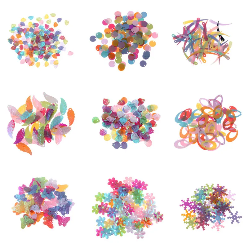 30 г разнообразные акриловые Макаруны лазерные блестки пайетки для шитья одежды