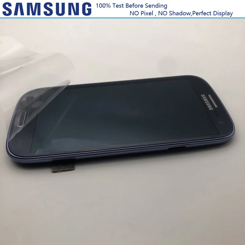 4 8 ''новый оригинальный AMOLED ЖК дисплей с рамкой для SAMSUNG Galaxy S3 i9300 сенсорный