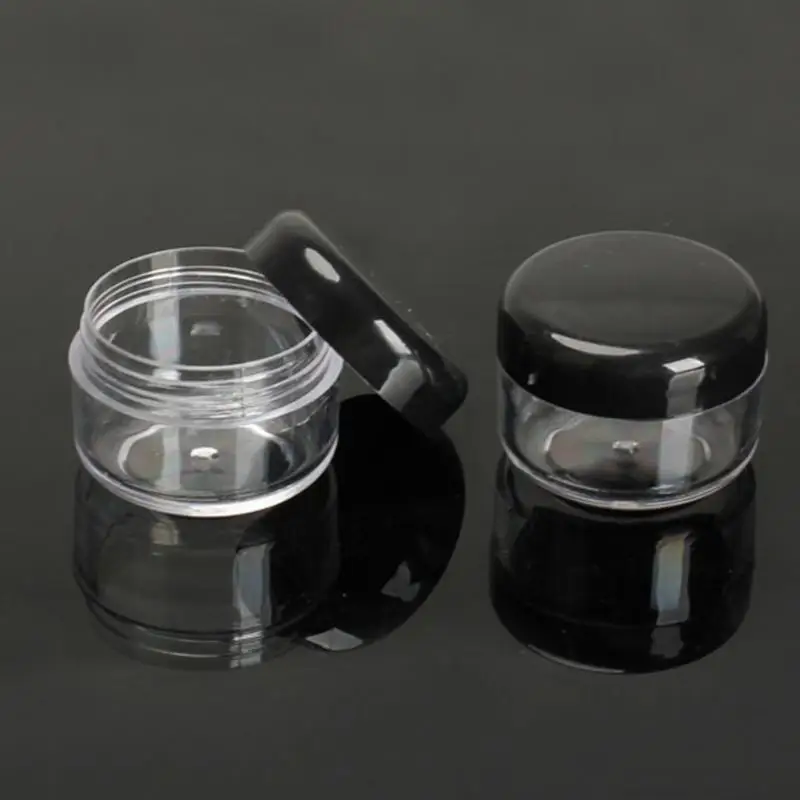 Прозрачная пластиковая Косметическая пустая коробка 10 шт. банка для макияжа