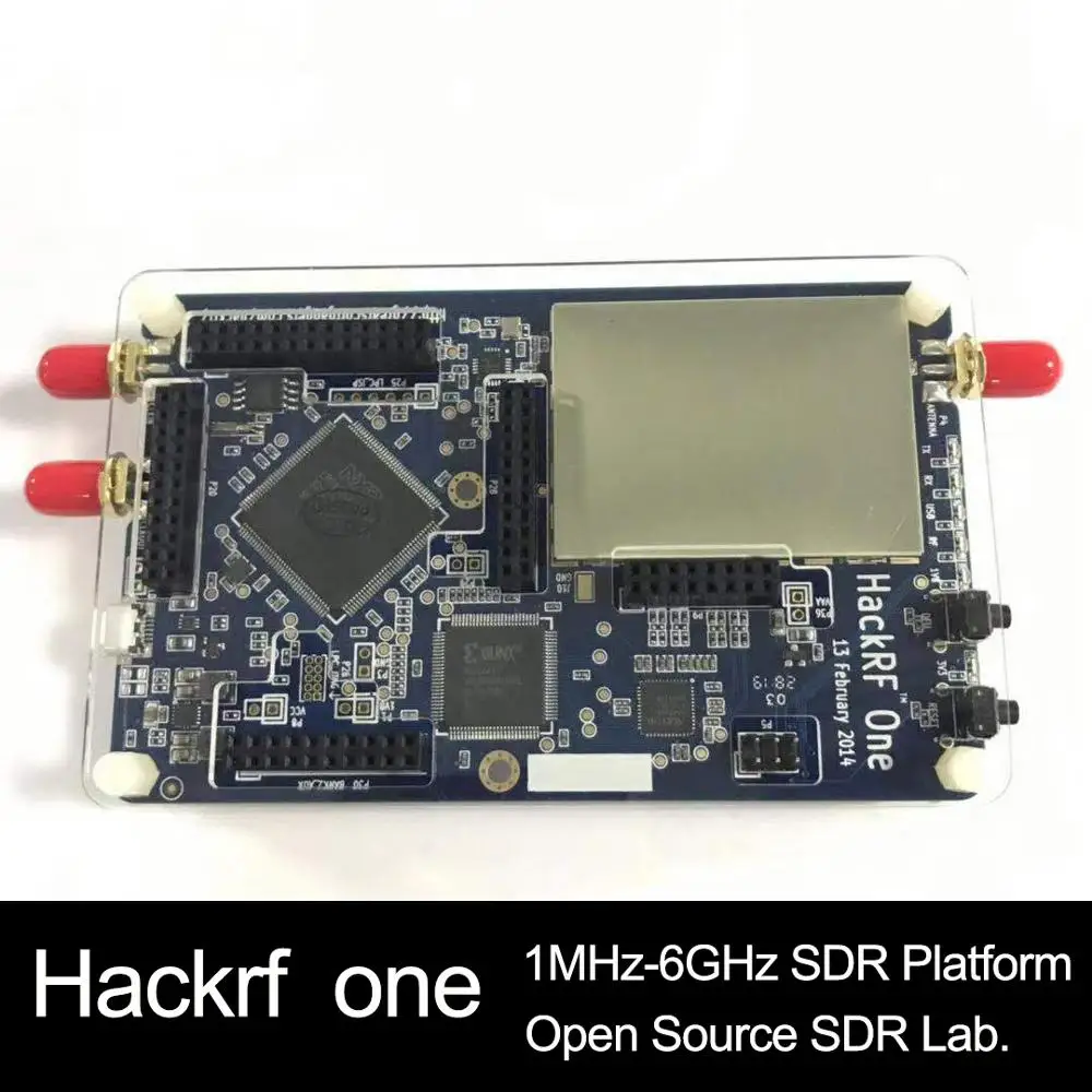 Hackrf one поддерживает от 1 МГц до 6 ГГц программно определяемого радио трансивер и