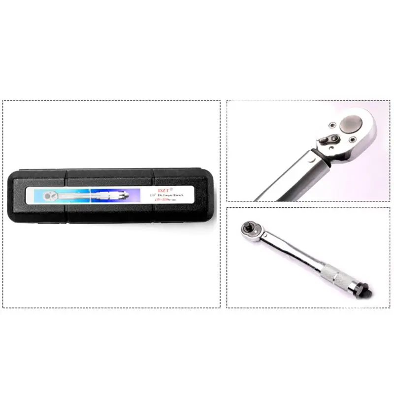 

3/8 Torque Wrench Drive 19-110nm Two-way Accurate Bicycle Repair Spanner Tool 19QB