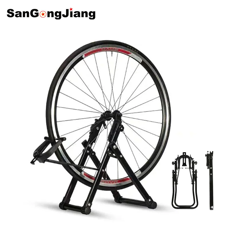 

Подставка для колес велосипеда, алюминиевый сплав, складное регулируемое кольцо, инструмент для ремонта горных велосипедов, корректирующий стол, аксессуары