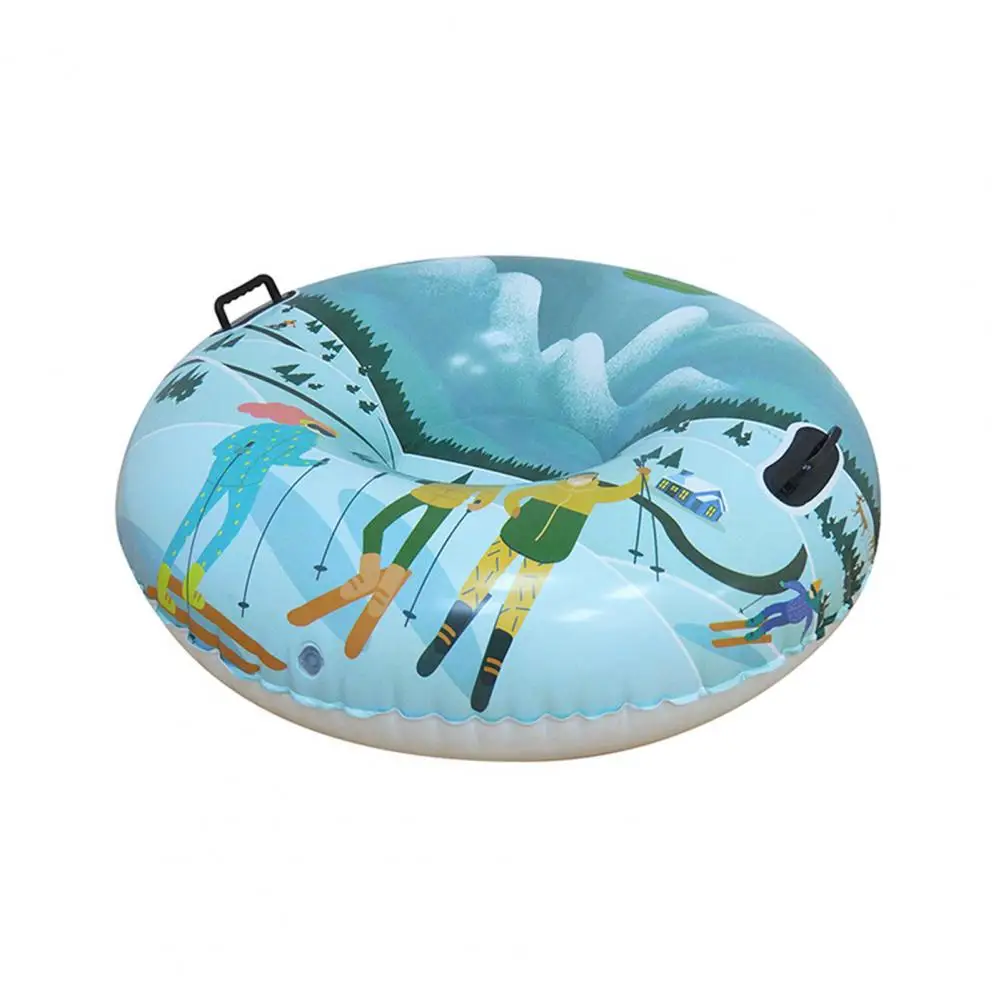 Reusable Environmentally Friendly Snowfield Pattern Inflatable Snow Sled for Winter | Спорт и развлечения