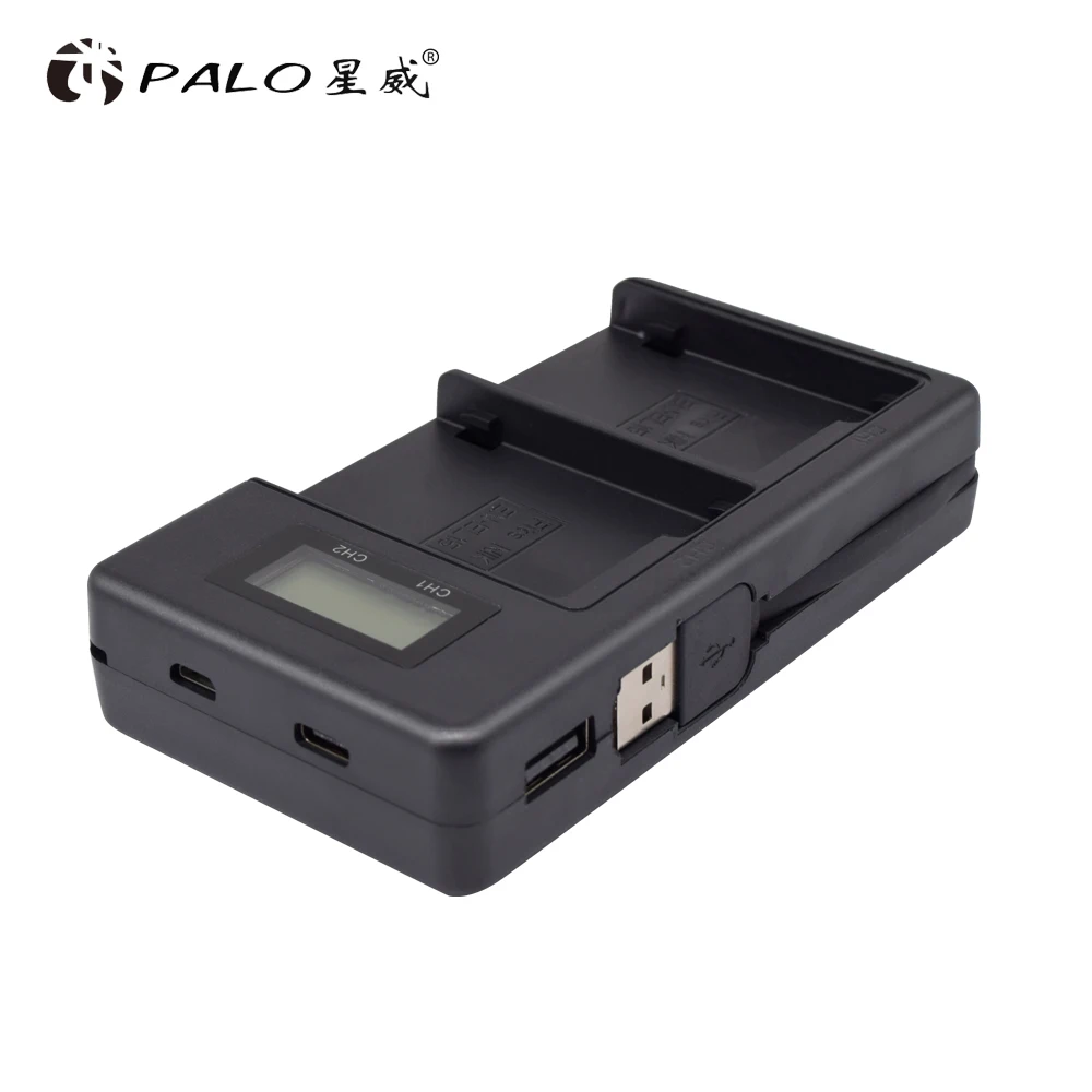 PALO EN-EL15 ENEL15 EL15 зарядное устройство ЖК-USB двойное зарядное устройство для Nikon D500, D600, D610, D750, D7000, D7100, D7200, D800, D800E, D810