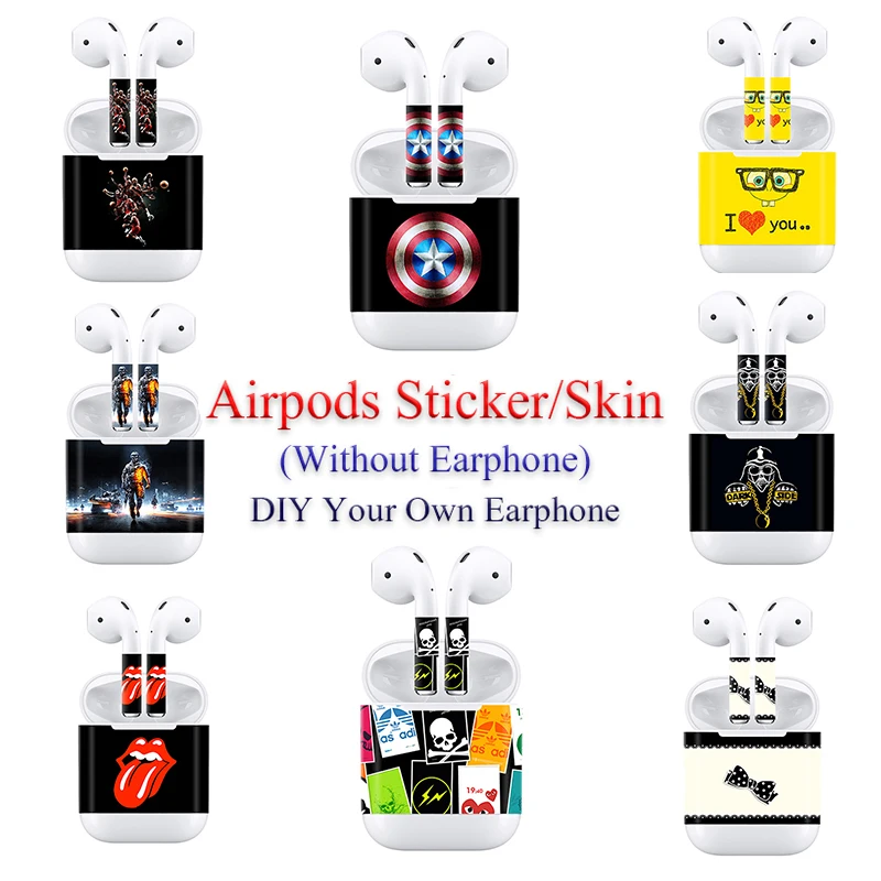 2019 новые самодельные наклейки Airpods высококачественные для Apple Airpods|Наклейки