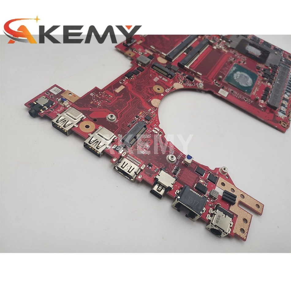 Verkaufen Laptop Motherboard Für ASUS ROG Strix NARBE GL703GS S7BS GL703GM S7BM Mainboard HM370 I7-8750H GTX1060 V6G