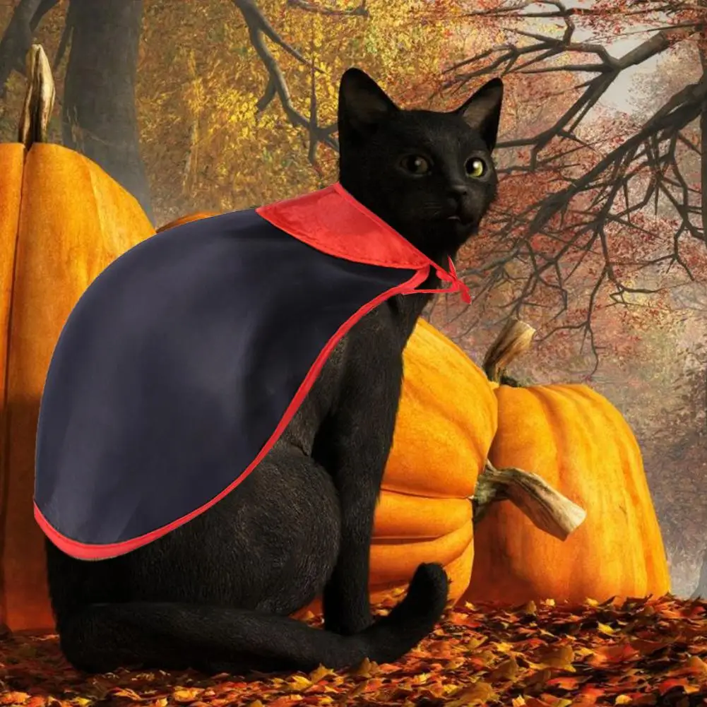 Плащ для домашних животных на Хэллоуин плащи кошек собак карнавальный костюм